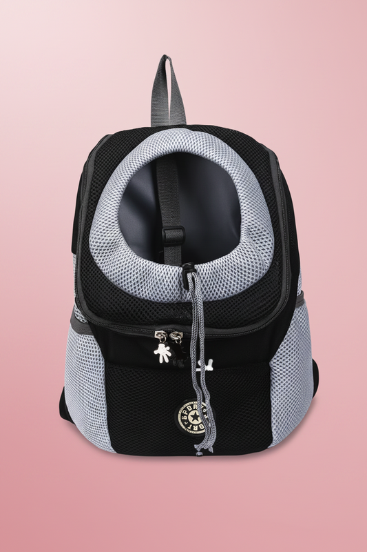 Pet Mesh Shoulder Carrier Bag – Breathable Travel Sling Carrier for Dogs and Cats