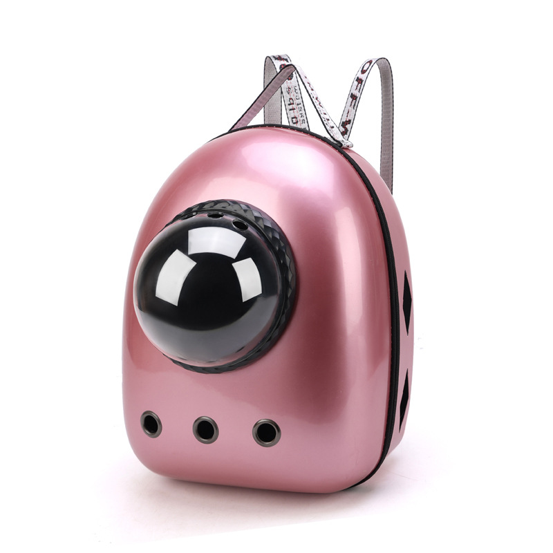 Transparent Space Capsule Pet Backpack – Breathable Carrier for Cats, Puppies and Small Dogs up to 15lbs