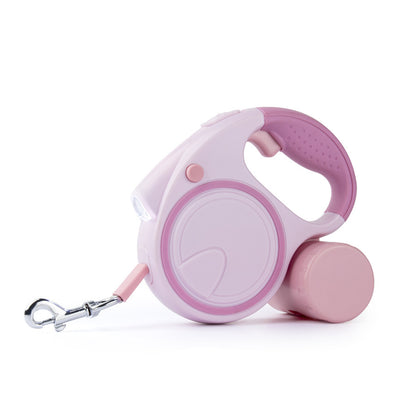 Automatic Retractable Dog Leash – Durable Double-Color Extendable Leash for Small to Large Dogs
