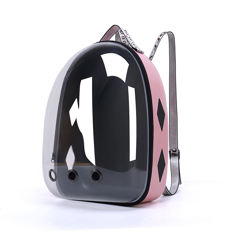 Transparent Space Capsule Pet Backpack – Breathable Carrier for Cats, Puppies and Small Dogs up to 15lbs