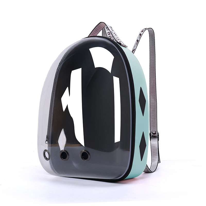 Transparent Space Capsule Pet Backpack – Breathable Carrier for Cats, Puppies and Small Dogs up to 15lbs